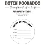 Dutch Doobadoo Rubber stamp ATC cirkel naam (NL) 497.004.003