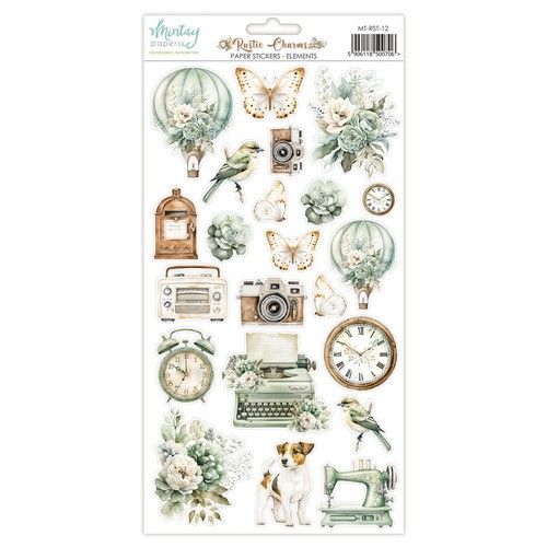 Mintay 6 x 12 Paper Stickers – Rustic Charms – Elements MT-RST-12