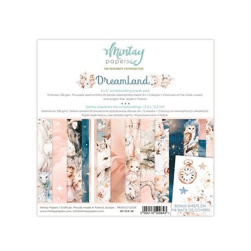 Mintay 6 x 6  Paper Pad – Dreamland MT-DLA-08