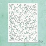 Mintay Kreativa - 6 x 8 Stencil - Floral Swirls MTK-STEN-32