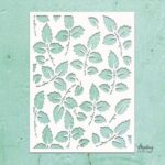 Mintay Kreativa - 6 x 8 Stencil - Rose Leaves MTK-STEN-31