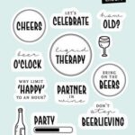 Studio Light Clear Stamp EN cheers Friendz nr.660 - Craftlab