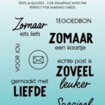 Studio Light Clear stamp Zomaar Essentials nr.643 SL-ES-STAMP643