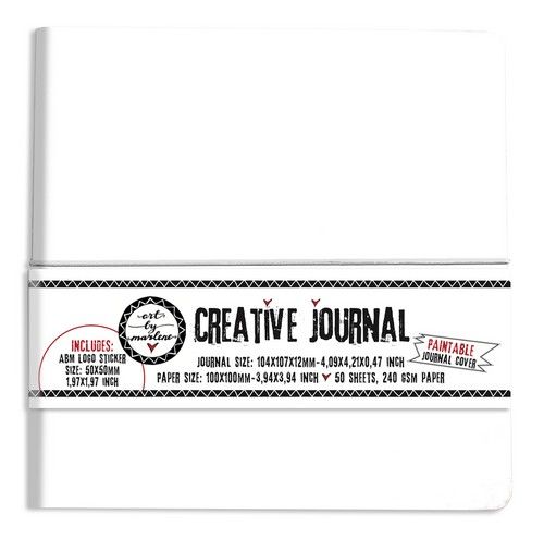Studio Light Creative Journal All white, Paintable cover nr.14 ABM-ES-JOUR14