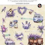Studio Light Die-cut Paper Pad Lavender season Essent. nr.167 SL-ES-DCPP167