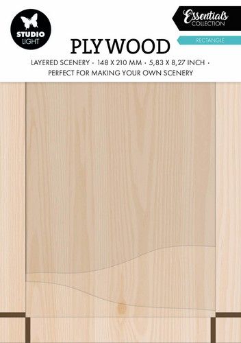 Studio Light Plywood Rectangle Essentials nr.03 SL-ES-PW03