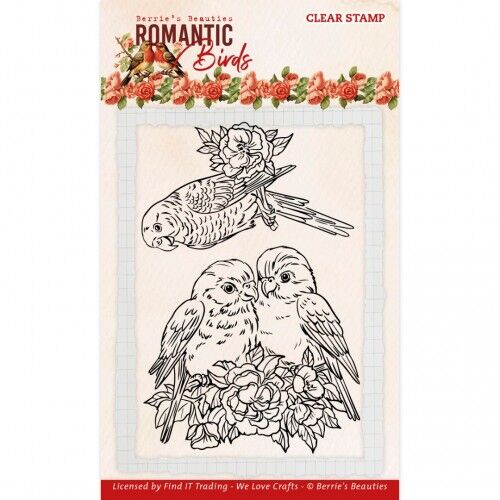 Clear Stamps – Berries Beauties – Romantic Birds – Parrots