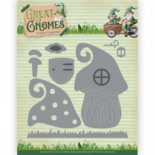 Dies – Yvonne Creations – Great Gnomes – Great Gnome Home
