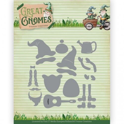 Dies – Yvonne Creations – Great Gnomes – Great Gnome Couple