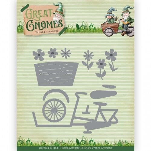 Dies – Yvonne Creations – Great Gnomes – Gnome Cargo Bike