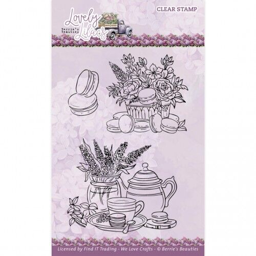 Clear Stamps – Berries Beauties – Lovely Lilacs – Macarons