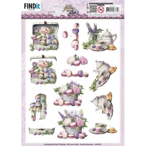 3D Push Out – Berries Beauties – Lovely Lilacs – Lovely Macarons