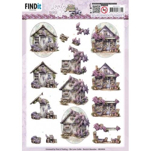 3D Push Out – Berries Beauties – Lovely Lilacs – Lovely Houses