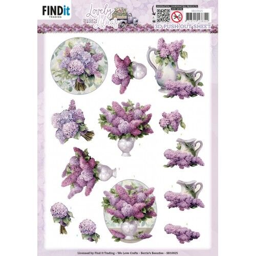 3D Push Out – Berries Beauties – Lovely Lilacs – Lovely Bouquets