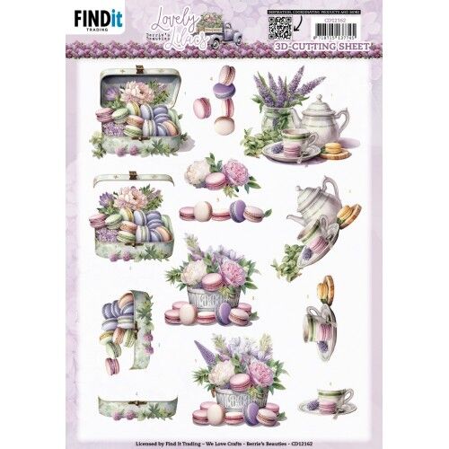3D Cutting Sheets – Berries Beauties – Lovely Lilacs – Lovely Macarons