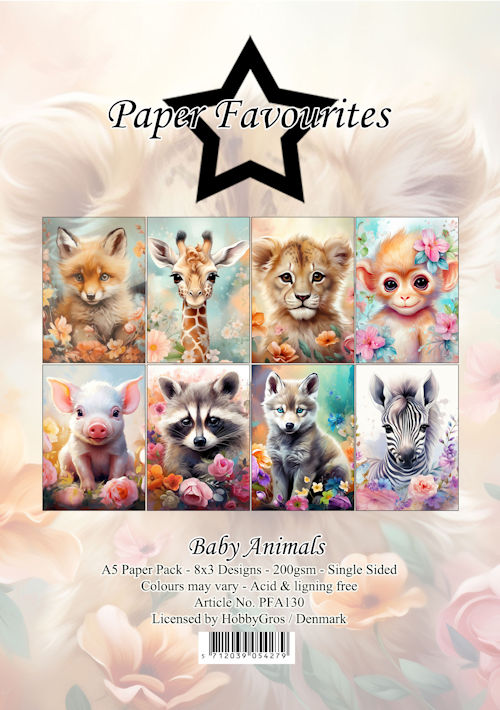 Baby Animals – Paper Favourites PFA130