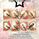 Birds and Flowers -  Paper Favourites PFA134