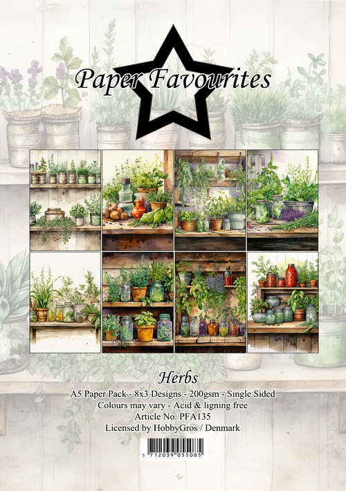 Herbs –  Paper Favourites PFA135