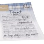 **-30%** Marianne Design Clearstamps Marleen -Proost Nederlands
