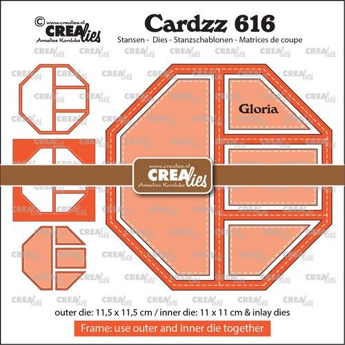 Crealies Cardzz Frame & Inlay Gloria CLCZ616