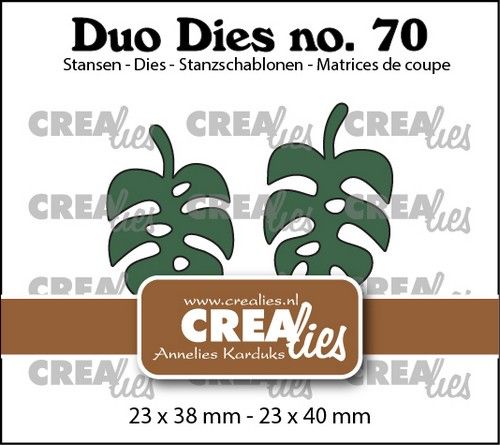 Crealies Duo Dies Botanische bladeren CLDD70