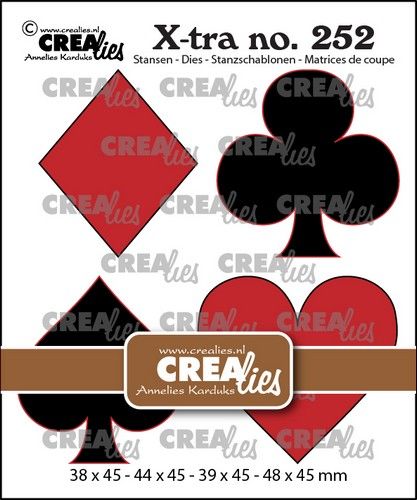 Crealies Xtra Speelkaart symbolen CLXtra252