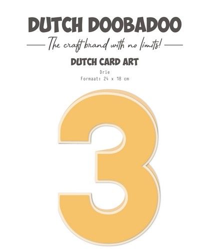 Dutch Doobadoo Card-Art ‘3’ A4 470.784.313