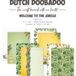 **-60%** Dutch Doobadoo Designpapier Welcome to the Jungle A4 473.005.062