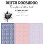 Dutch Doobadoo Mask art Floral delight 3st 15x24cm 470.784.307