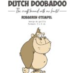 **EUROKNALLER** Dutch Doobadoo Rubber stamp George de Gorilla 497.004.008