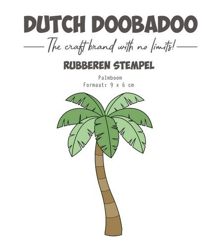 Dutch Doobadoo Rubber stamp Palmboom 497.004.009
