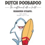 **EUROKNALLER** Dutch Doobadoo Rubber stempel Haai cheese 497.004.011