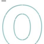 Marianne D Mask Stencil - letter O (Oma en Opa dag) PS8162