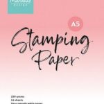 Marianne D Stamping Paper - wit glad A5 CA3195