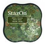 Stazon inktkussen Midi Olive Green SZ-MID-51