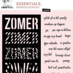Studio Light Mask & stamps Zomer Essentials nr.08 CraftLab
