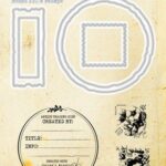 Studio Light Stamp & Cutting Die Round ATC&stamps Wild & Free nr.81 JMA-WAF-SCD81