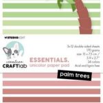 Studio Light Unicolor paper pad Palmtrees Essentials nr.189 CraftLab