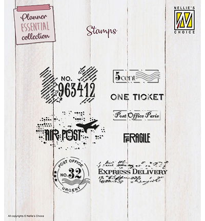 Clear Stamp, Vintage Labels NSCS009