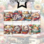 paper favourites - sleeping cats - PFA140