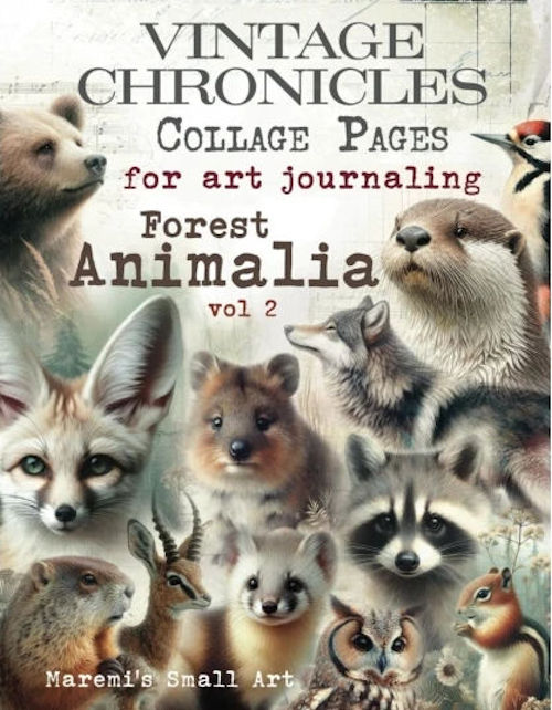 Art Journaling Book Forest Animalia 2 – Maremi’s Small Art – Marta Lapkowska