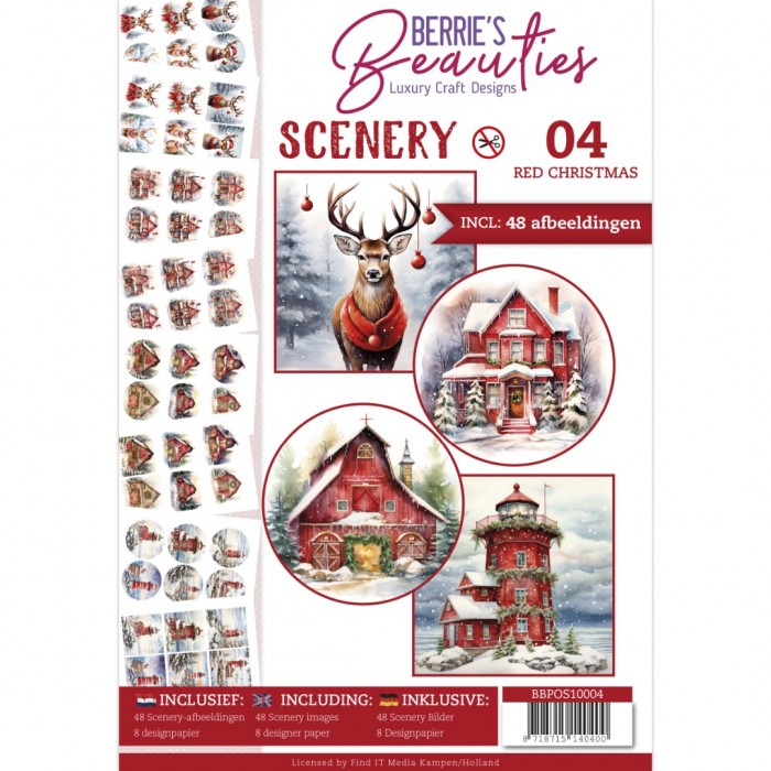 Scenery  Book 4 – Berries Beauties – Red Christmas