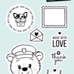 Studio Light Clear Stamp EN Made with love Friendz nr.709 CCL-FR-STAMP709