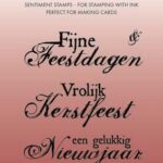 Studio Light Clear Stamp Kerstwensen Essentials nr.697 SL-ES-STAMP697