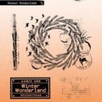 Studio Light Clear Stamp Winter wonderland Grunge Coll. nr.679 SL-GR-STAMP679