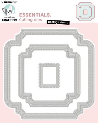 Studio Light Cutting Die Postage stamp Essentials nr.856 CCL-ES-CD856