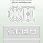 Studio Light Cutting Dies Festive texts Essentials nr.846 SL-ES-CD846