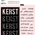 Studio Light Mask & stamps Kerst Essentials nr.09 CCL-ES-MST09
