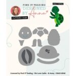 Designed by Anna - Mix and Match Cutting Dies - Theo Turtle