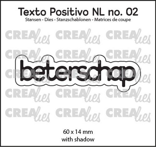 Crealies Texto Positivo beterschap – NL (H) POSNL02